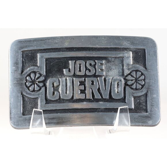 Jose Cuervo 30 Proof Belt Buckle Solid Metal Buckle 1977 Vintage USA Made - Picture 1 of 4